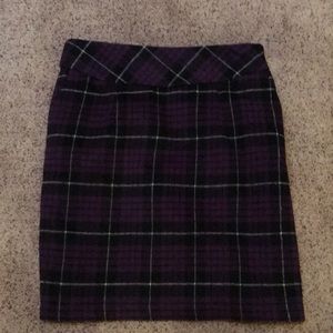 Plum Pencil Skirt